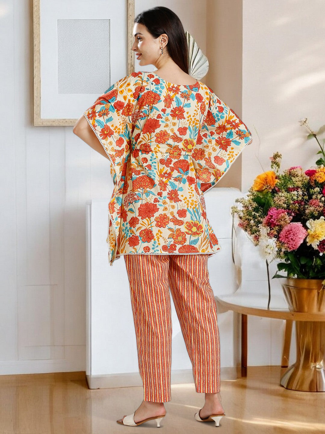 STYLISH PREGNANCY KAFTAN PANT SET FOR MOTHER