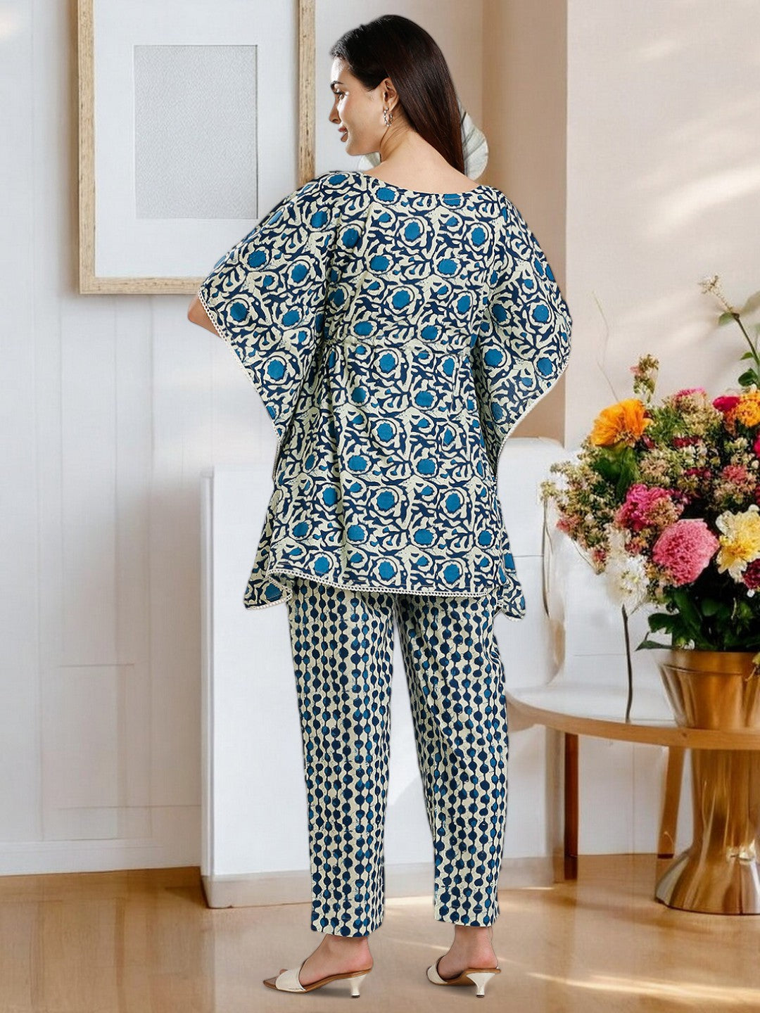 TRENDY PREGNANCY KAFTAN PANT SET FOR WOMEN