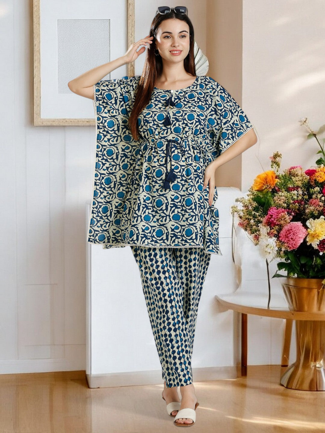 TRENDY PREGNANCY KAFTAN PANT SET FOR WOMEN