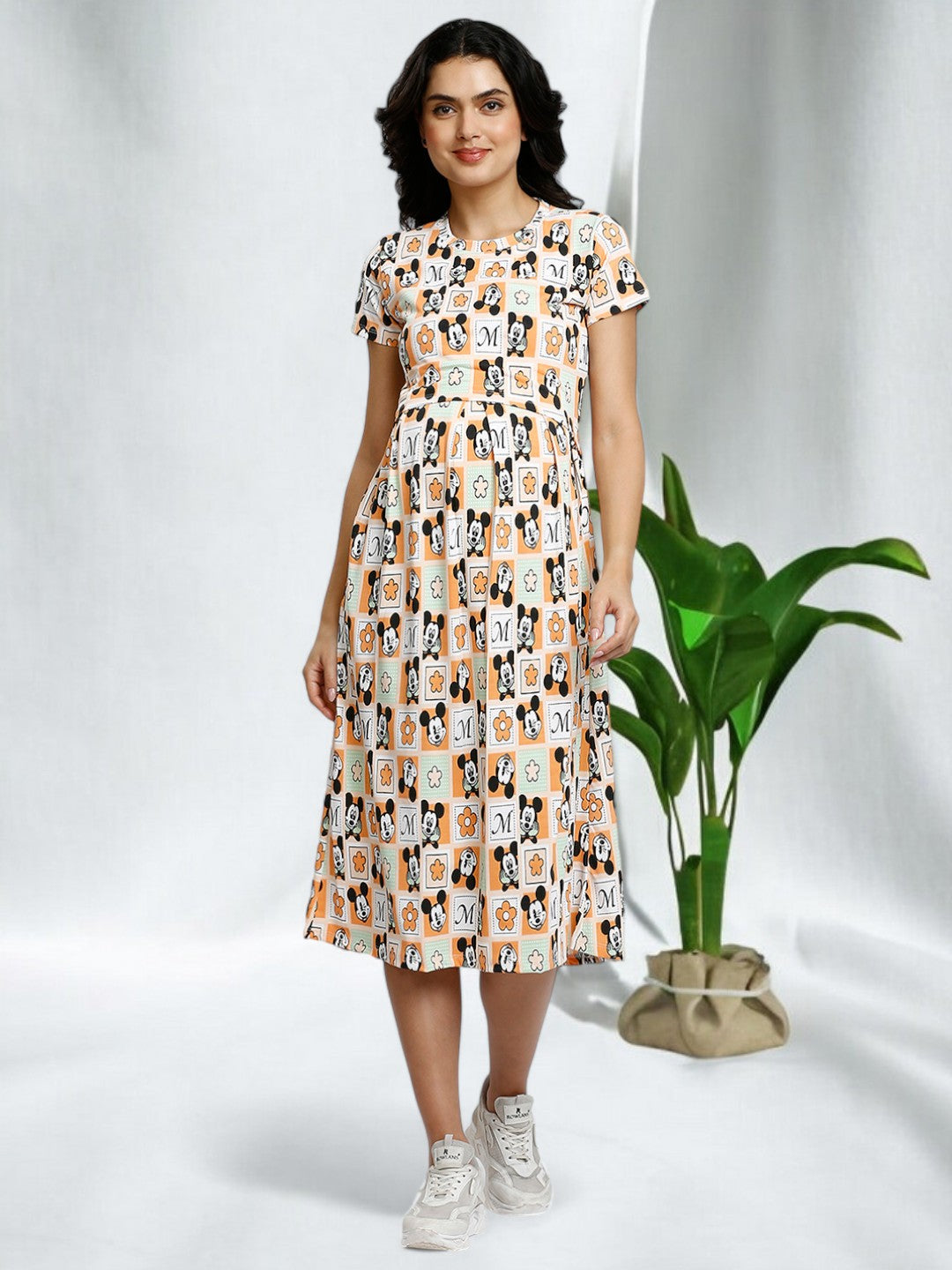 SOPHISTICATED FEEDING ZIPLESS GOWN FOR WOMEN