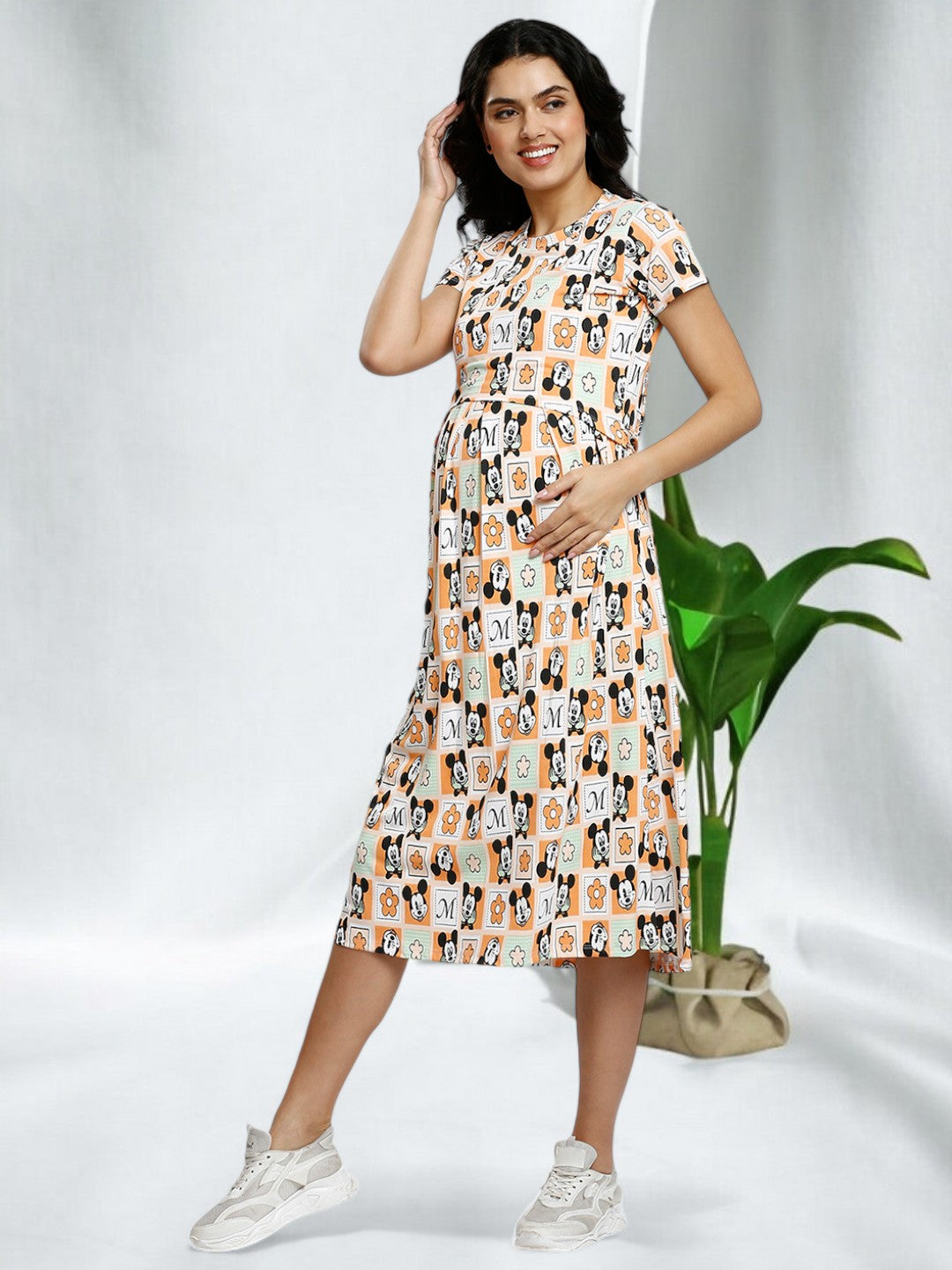 SOPHISTICATED FEEDING ZIPLESS GOWN FOR WOMEN