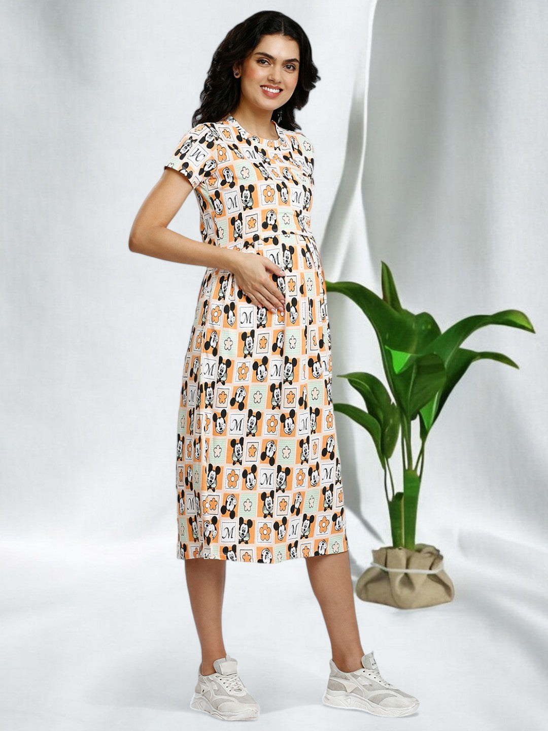 SOPHISTICATED FEEDING ZIPLESS GOWN FOR WOMEN