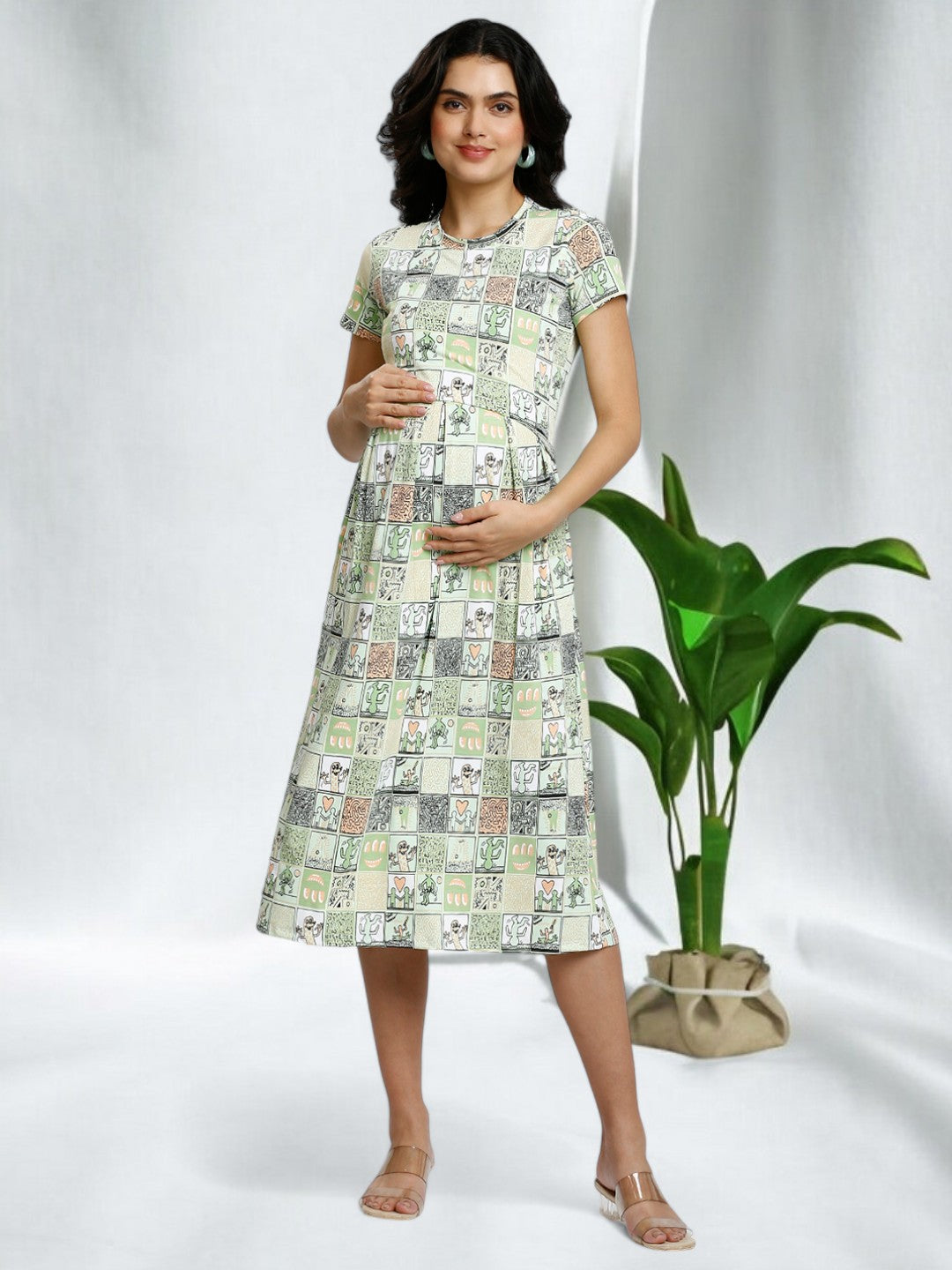 SOPHISTICATED FEEDING ZIPLESS GOWN FOR MOTHER