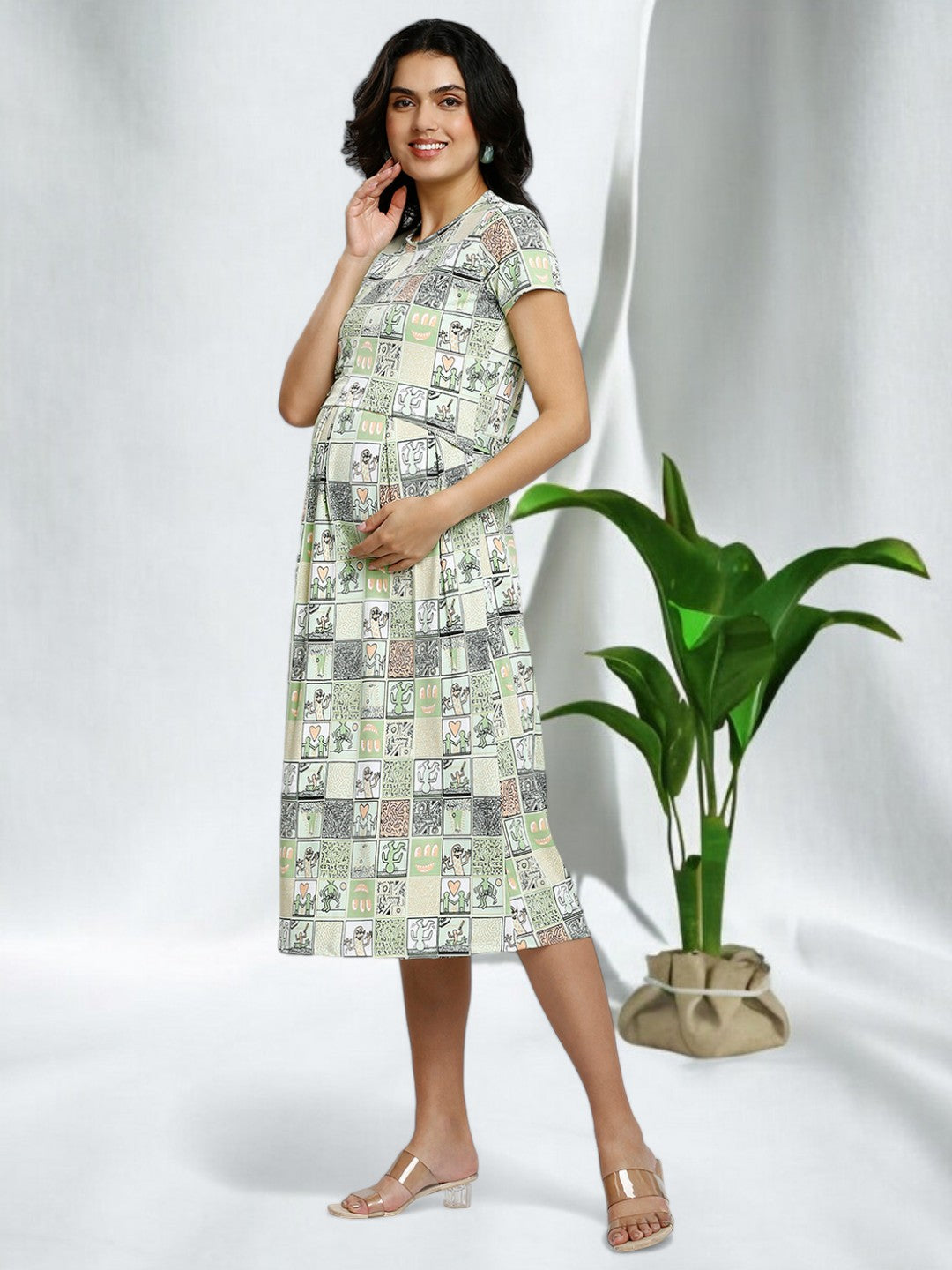 SOPHISTICATED FEEDING ZIPLESS GOWN FOR MOTHER