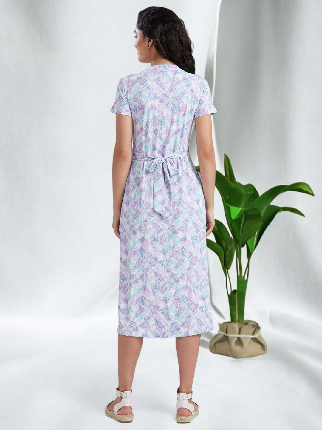 SOPHISTICATED NURSING ZIPLESS GOWN FOR MOTHER