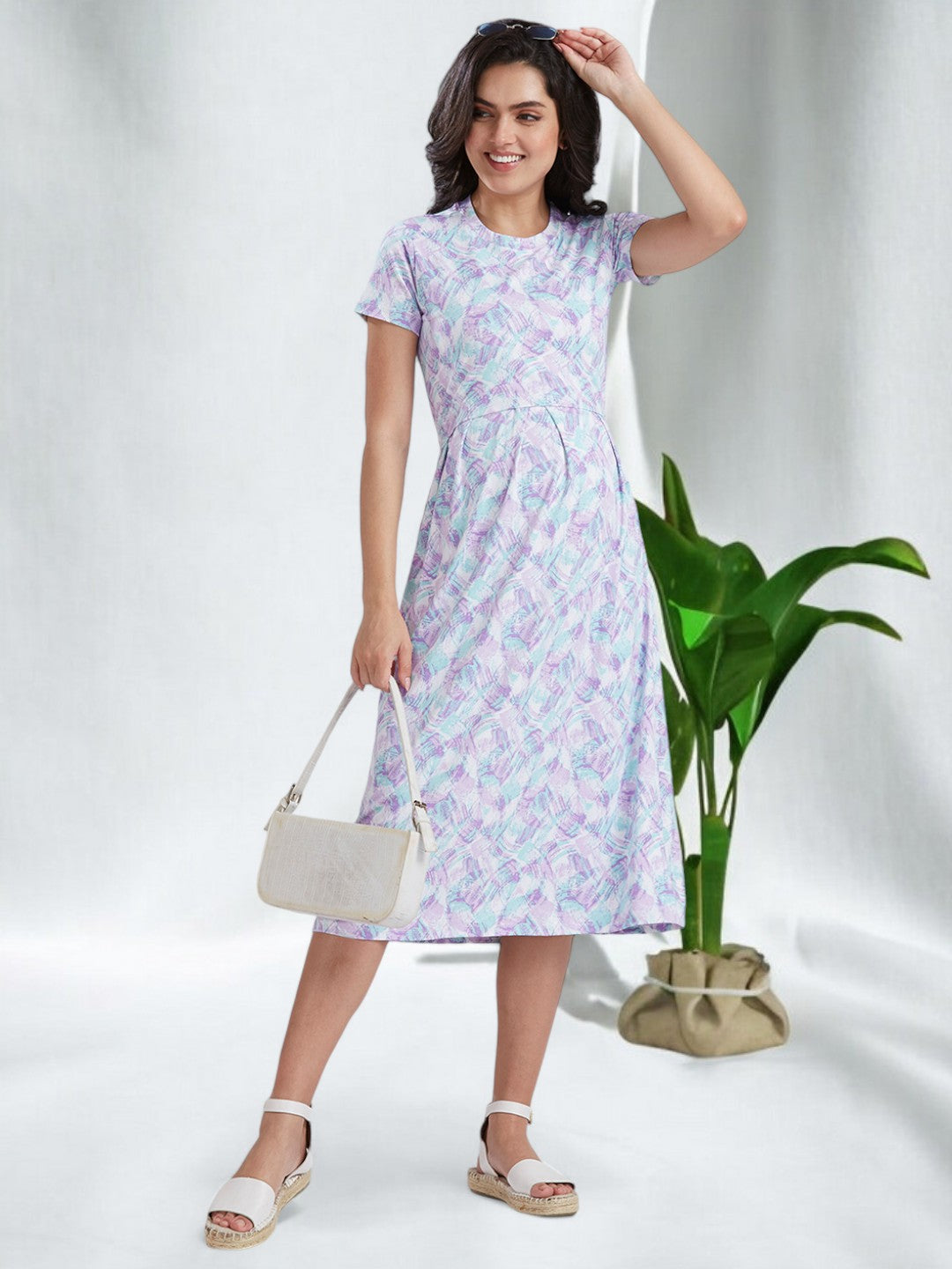 SOPHISTICATED NURSING ZIPLESS GOWN FOR MOTHER