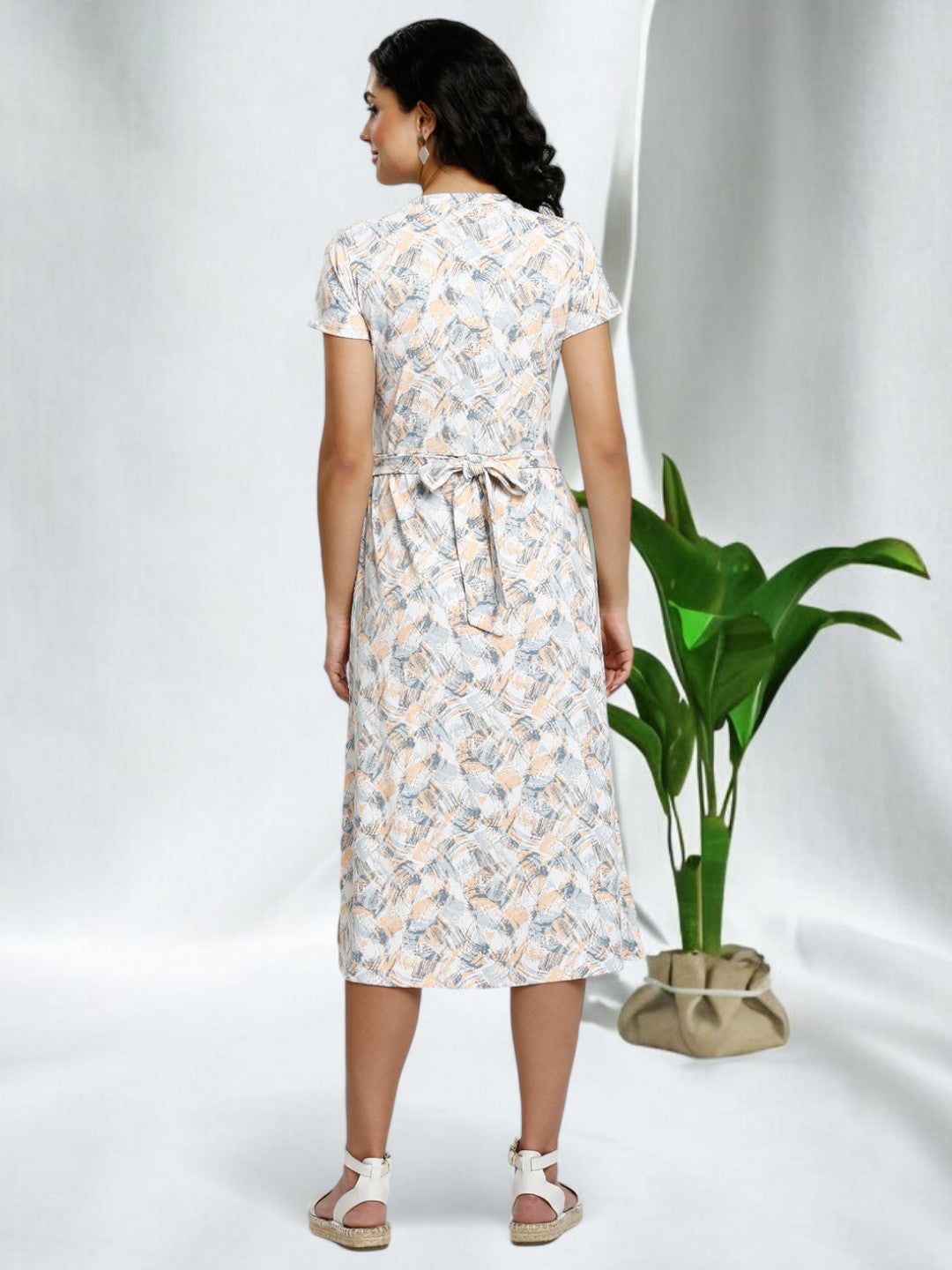 SOPHISTICATED PREGNANCY ZIPLESS GOWN FOR MOTHER