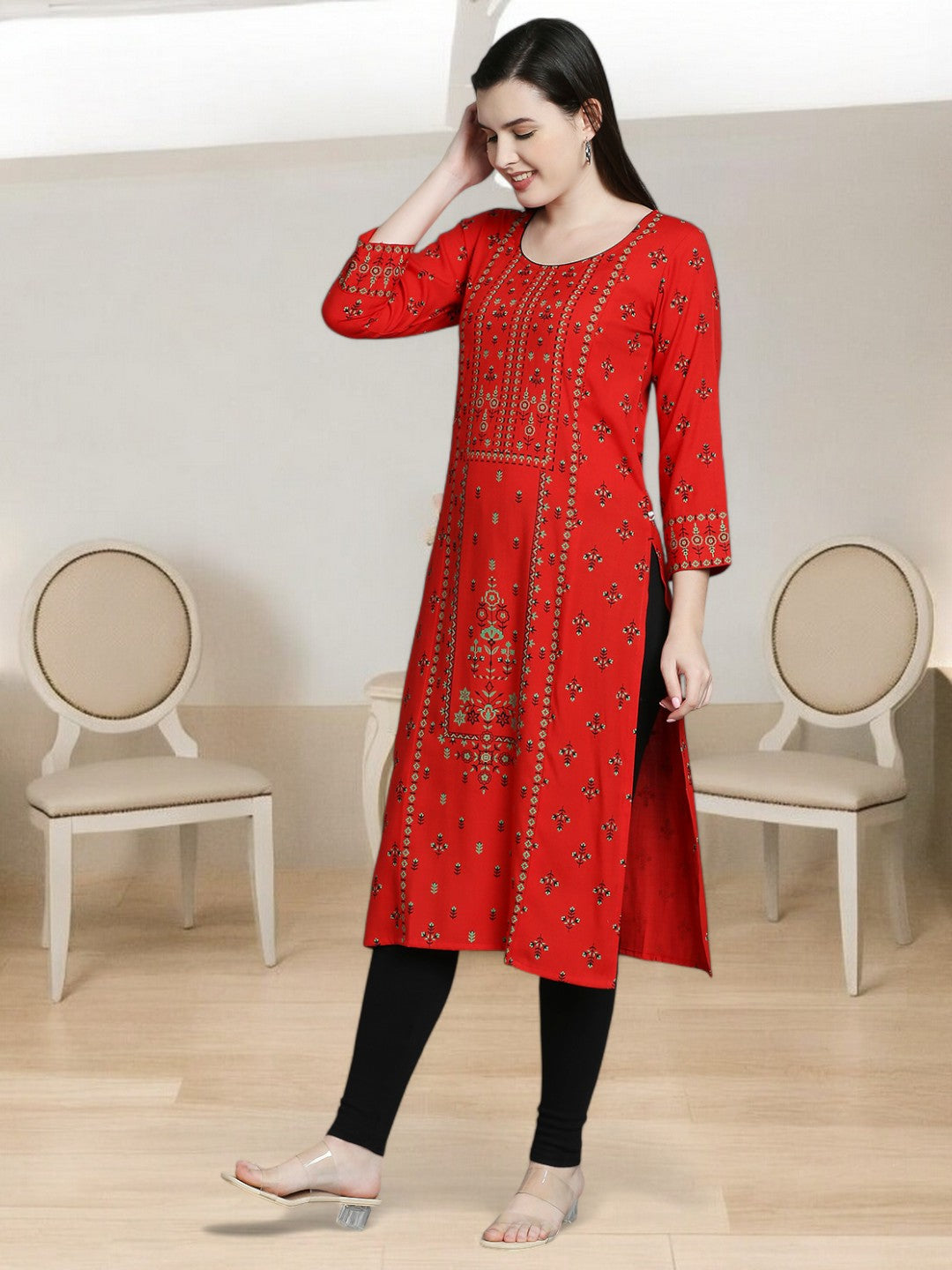 COMFORTABLE STRAIGHT NURSING KURTA FOR MOTHER