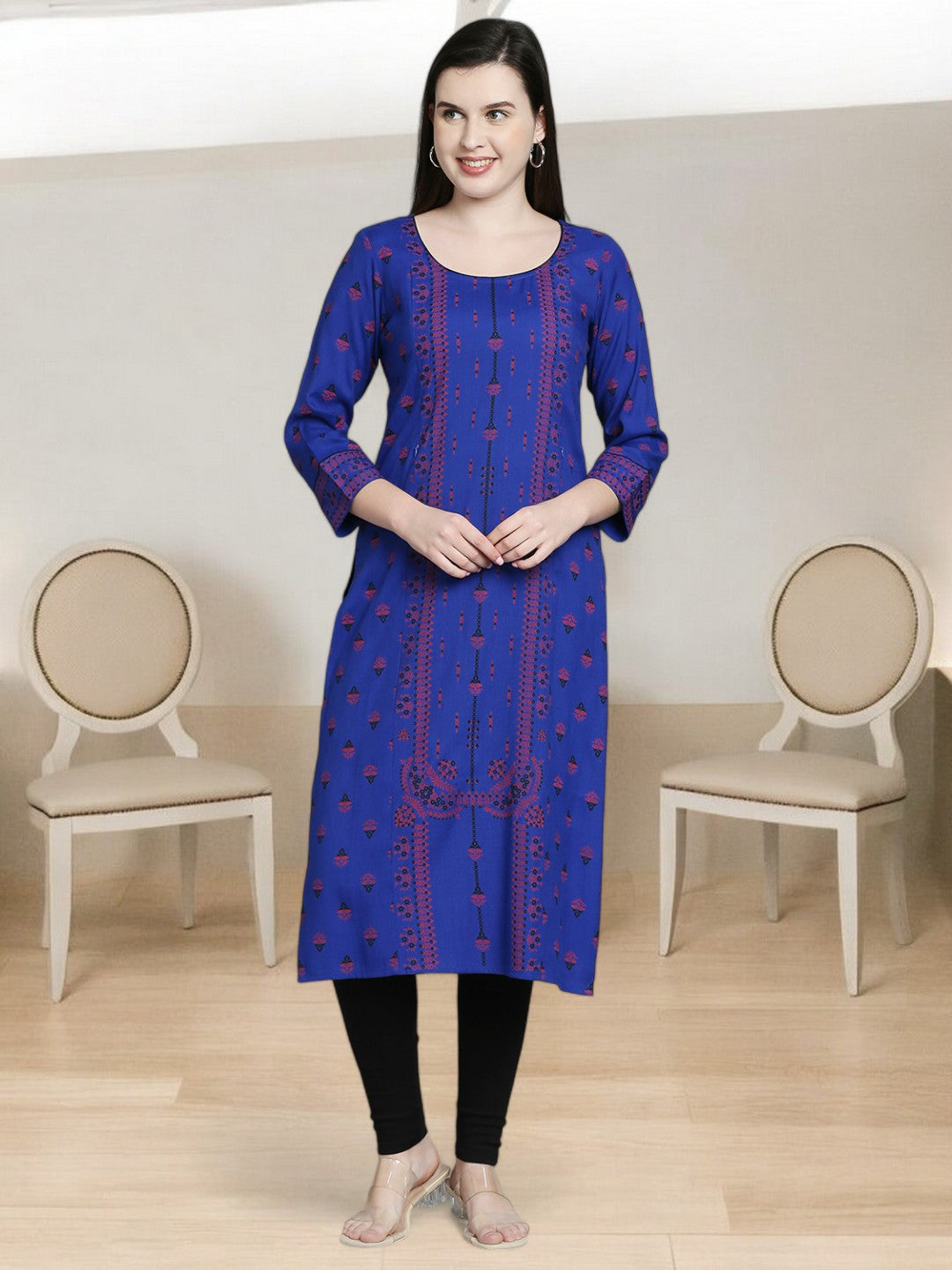 COMFORTABLE STRAIGHT FEEDING KURTA FOR MOTHER