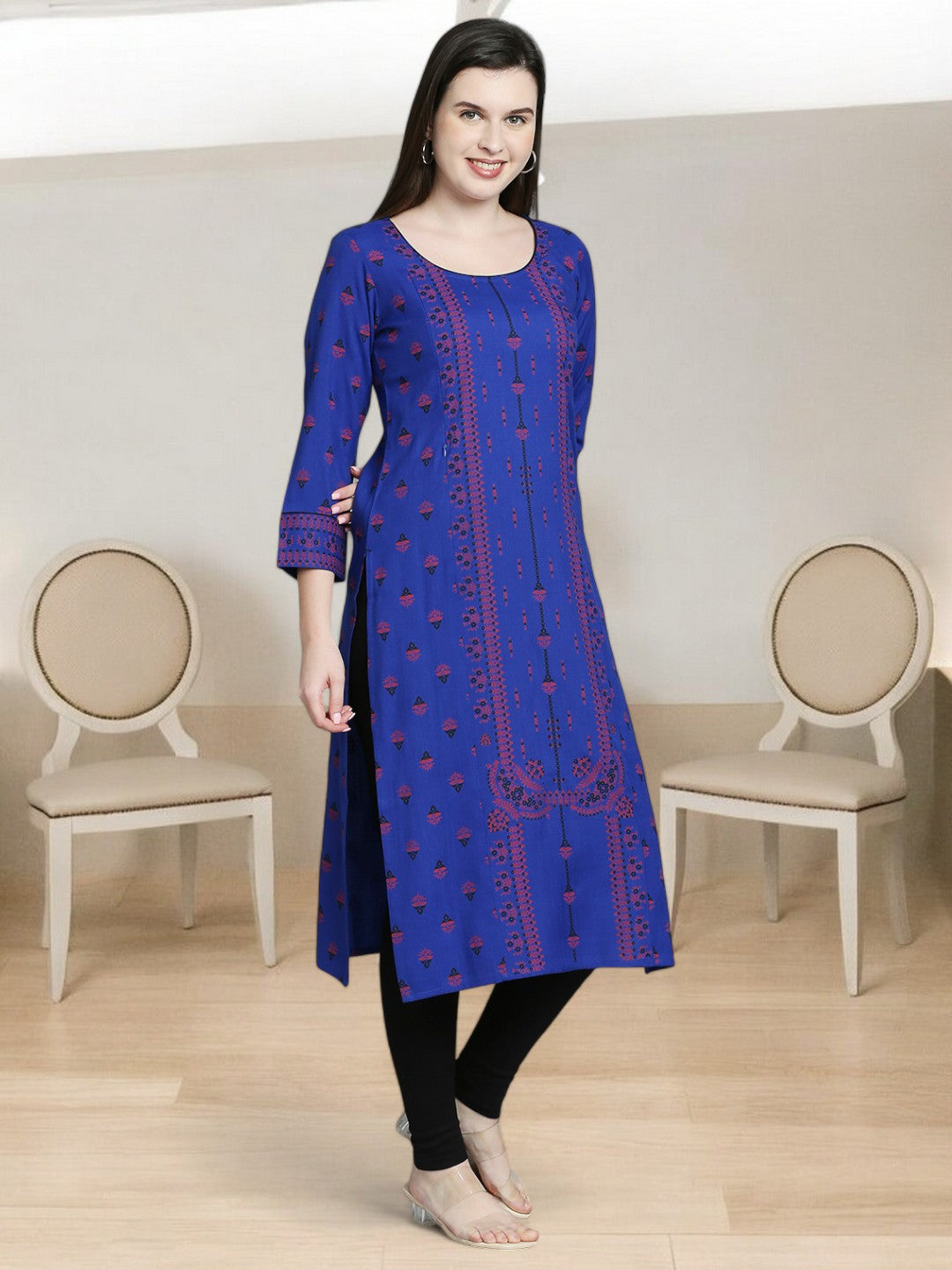 COMFORTABLE STRAIGHT FEEDING KURTA FOR MOTHER