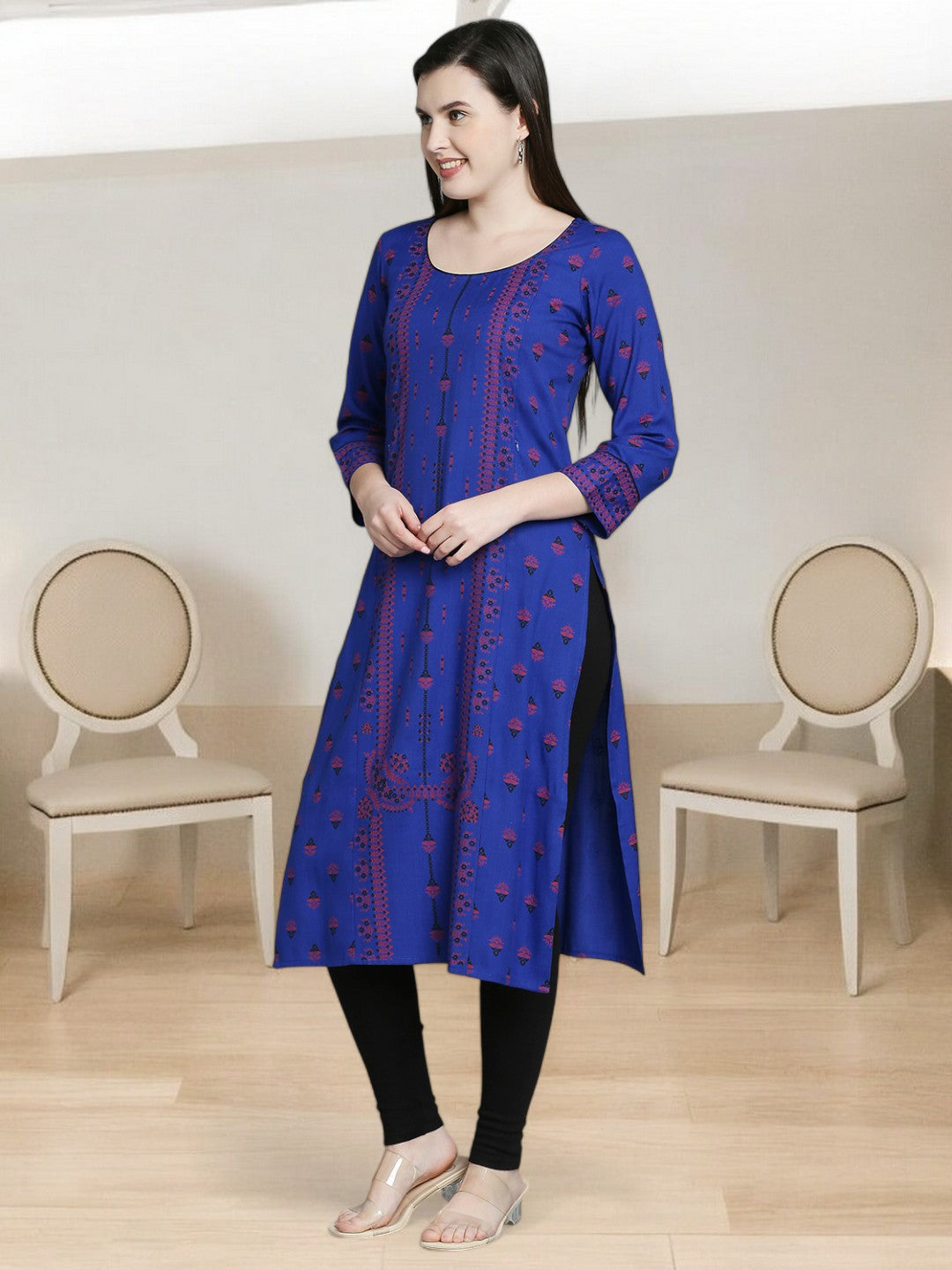 COMFORTABLE STRAIGHT FEEDING KURTA FOR MOTHER