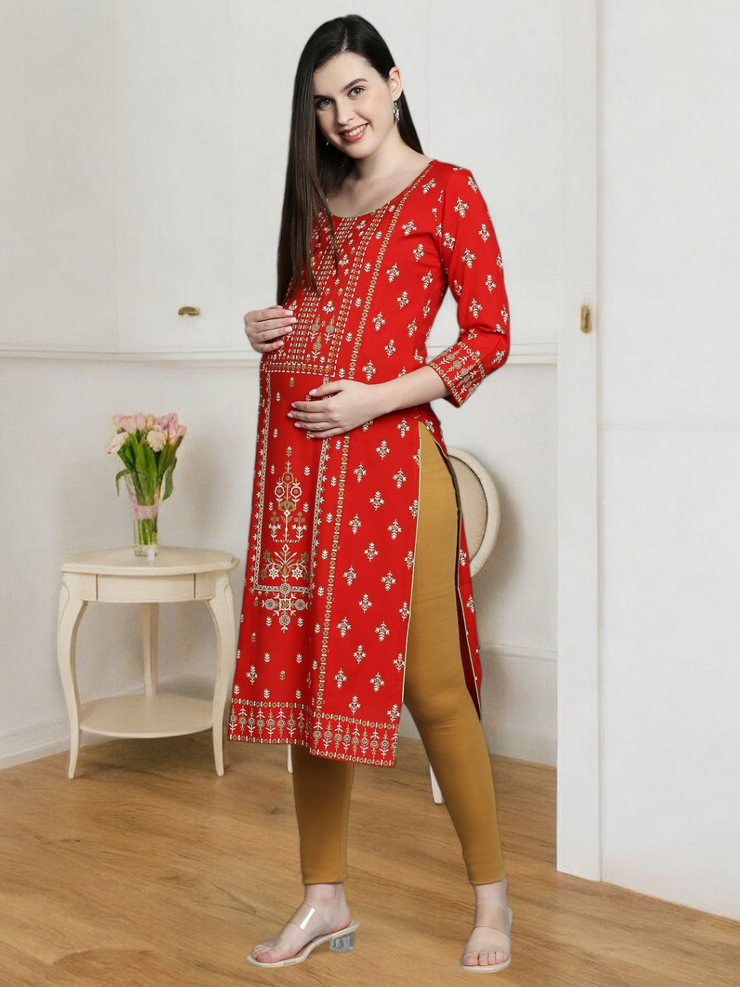 COZY STRAIGHT NURSING KURTA FOR WOMEN
