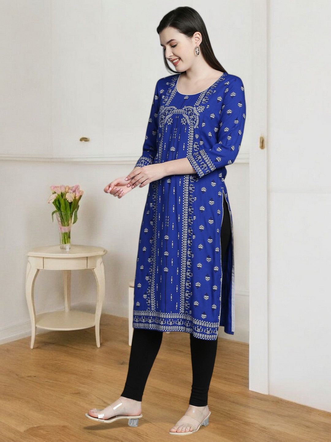 COZY STRAIGHT PREGNANCY KURTA FOR WOMEN