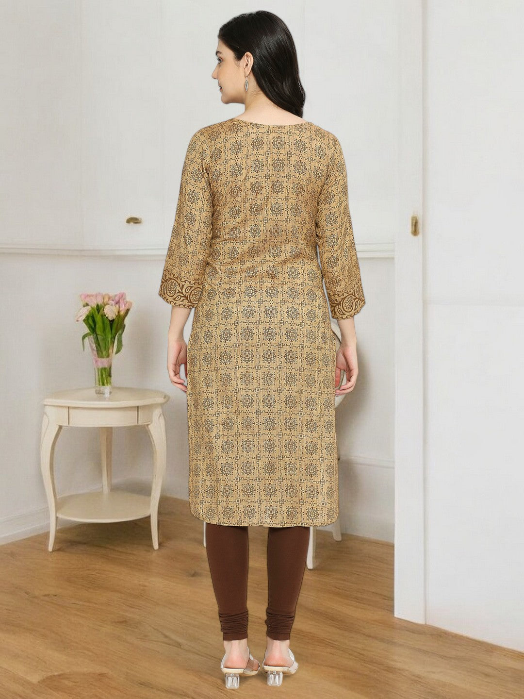 COZY STRAIGHT PREGNANCY KURTA FOR MOTHER