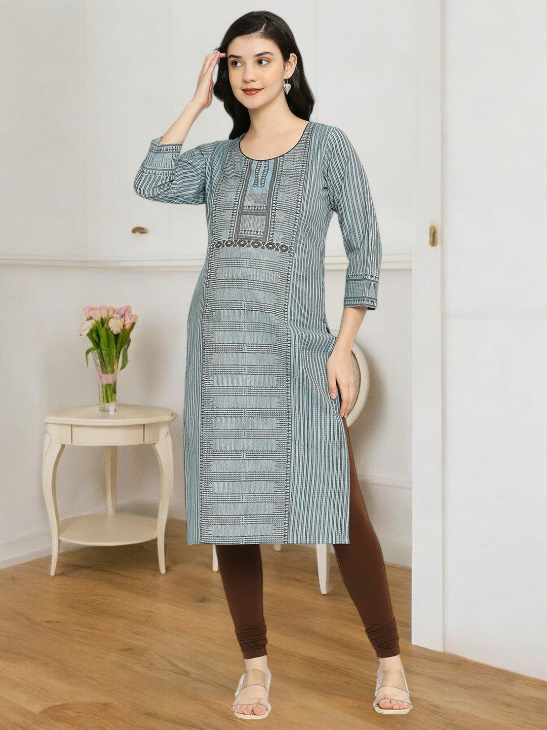 VERSATILE STRAIGHT MATERNITY KURTA FOR MOTHER