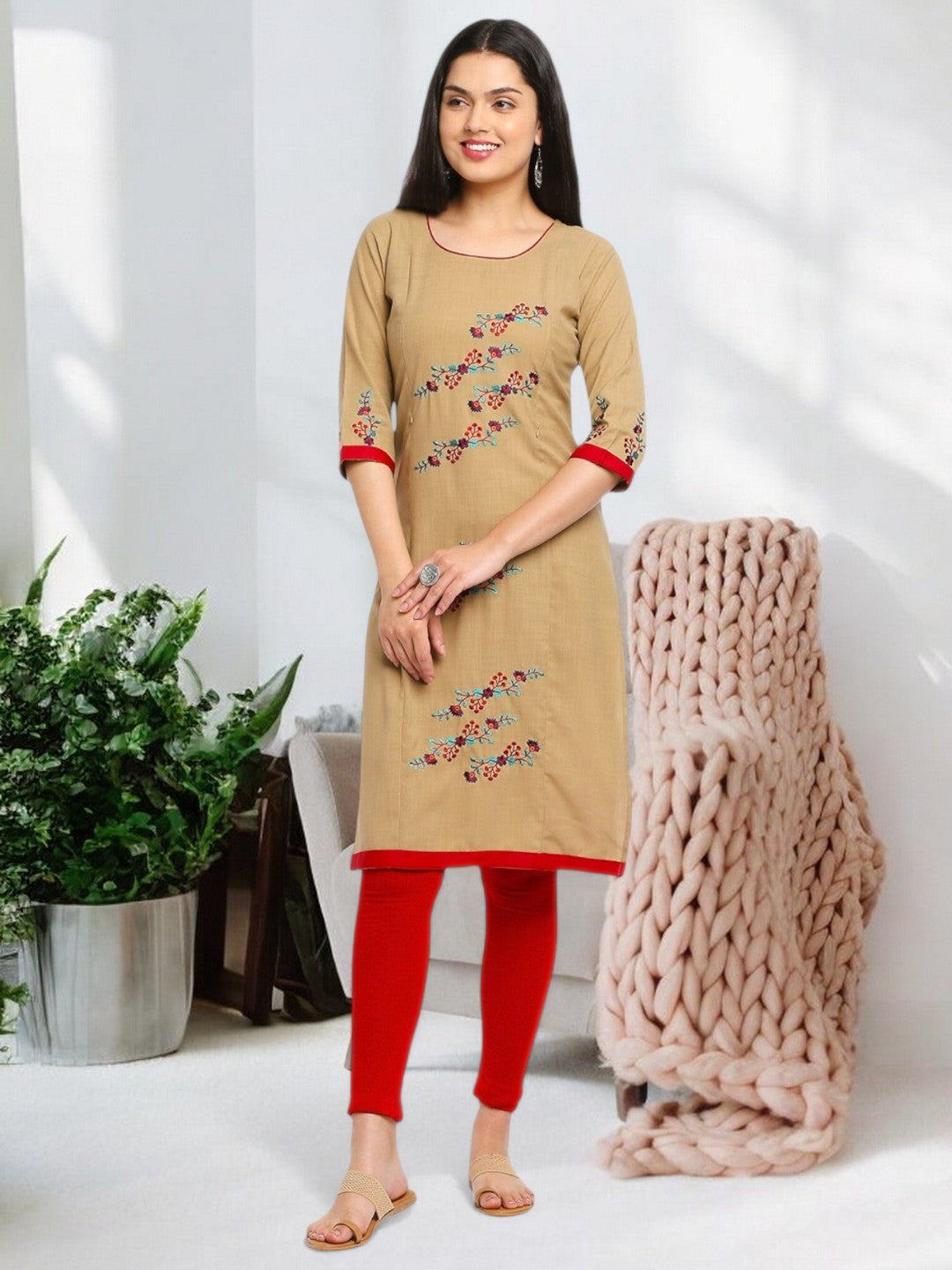 SOPHISTICATED STRAIGHT NURSING KURTA FOR WOMEN