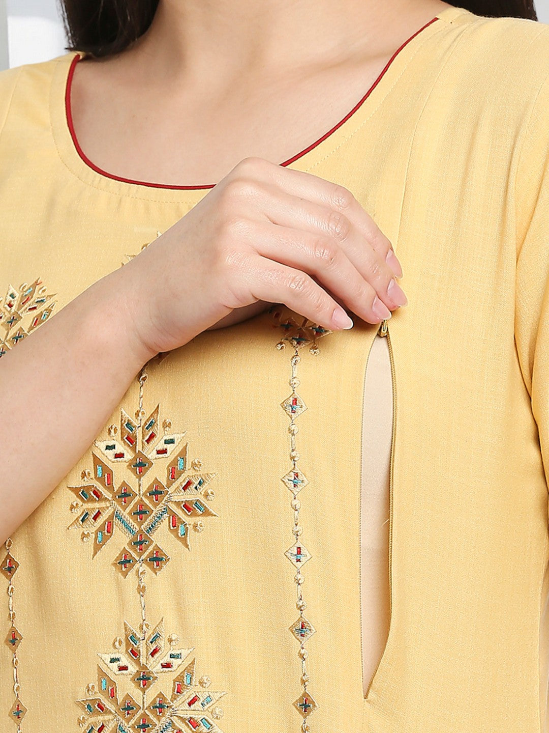 ELEGANT STRAIGHT MATERNITY KURTA FOR WOMEN