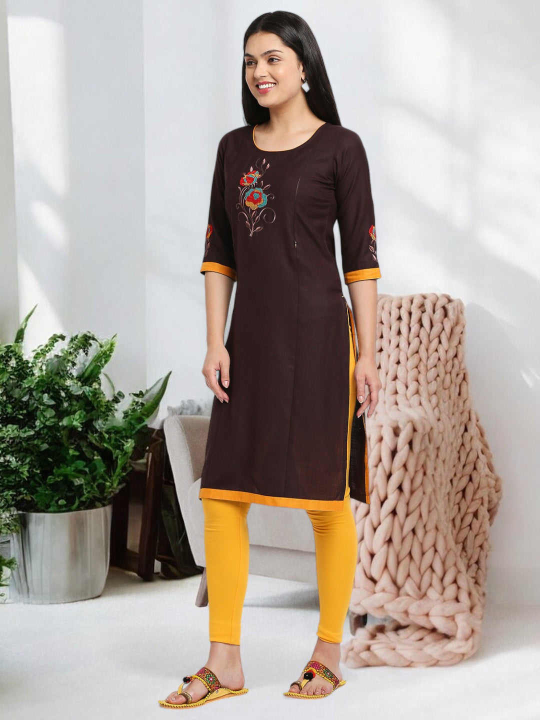 ELEGANT STRAIGHT NURSING KURTA FOR WOMEN