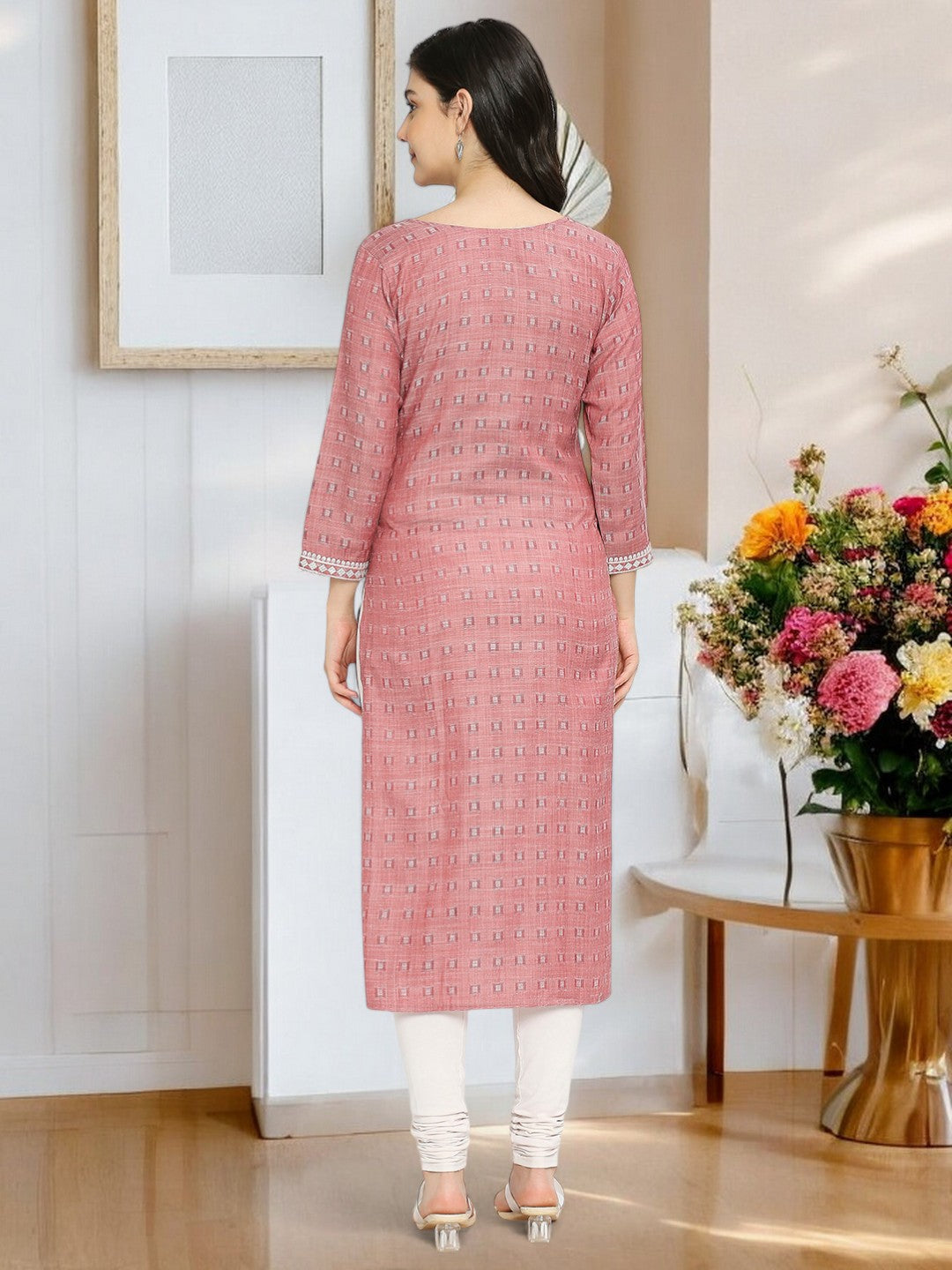 ETHNIC MATERNITY STRAIGHT KURTA FOR WOMEN