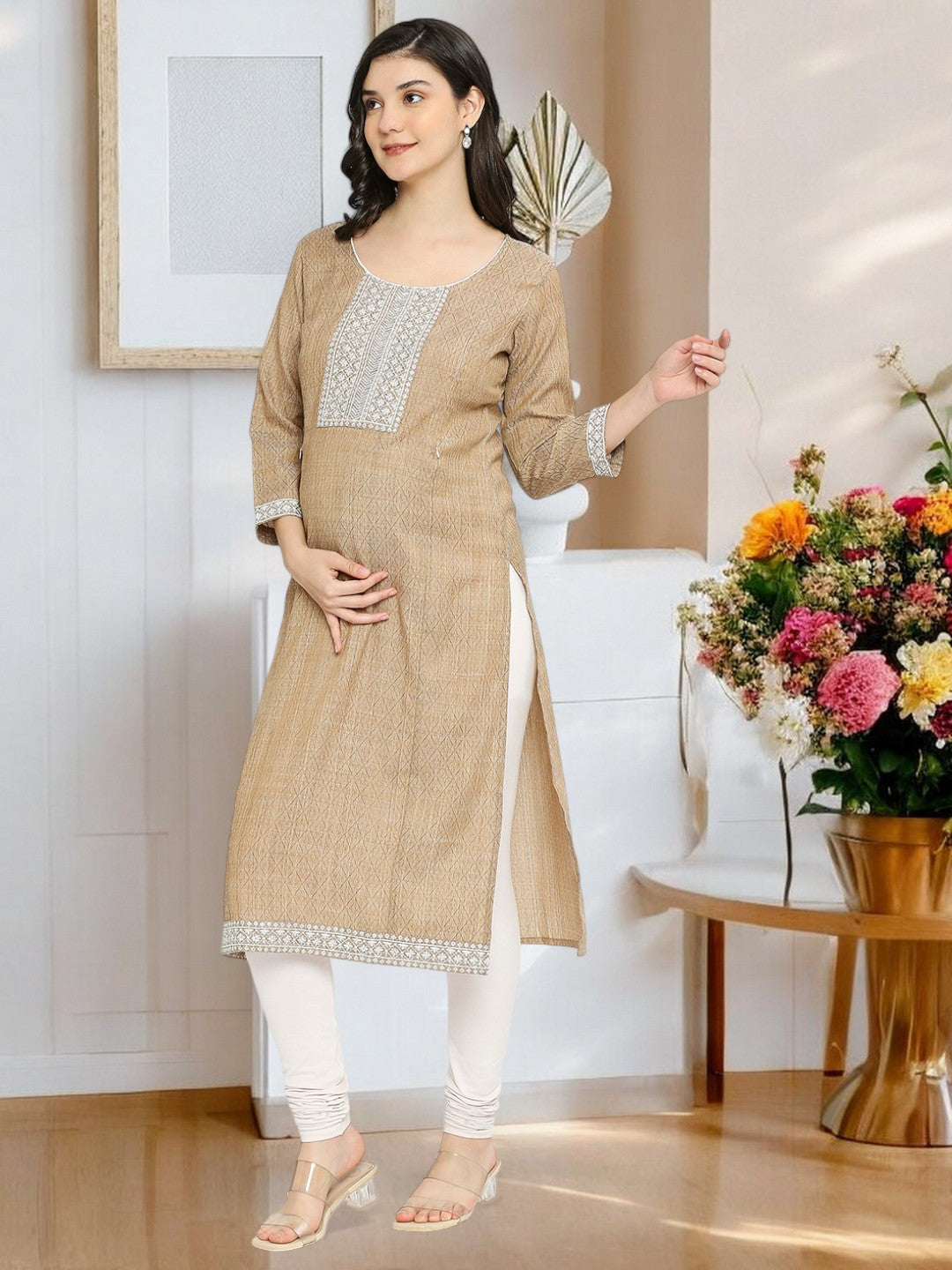 ETHNIC FEEDING STRAIGHT KURTA FOR WOMEN