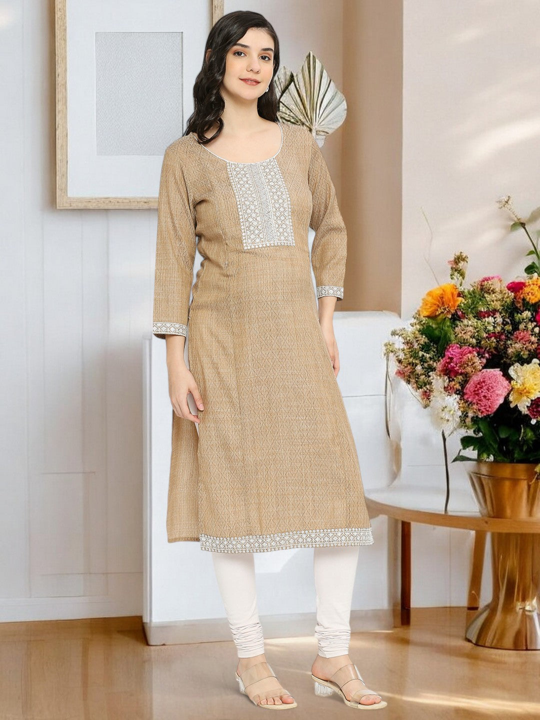 ETHNIC FEEDING STRAIGHT KURTA FOR WOMEN