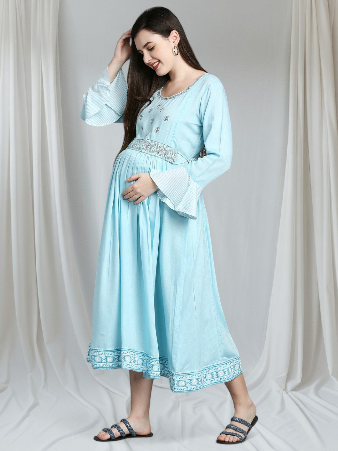 VIBRANT NUSRING KURTA FOR FEEDING BABY