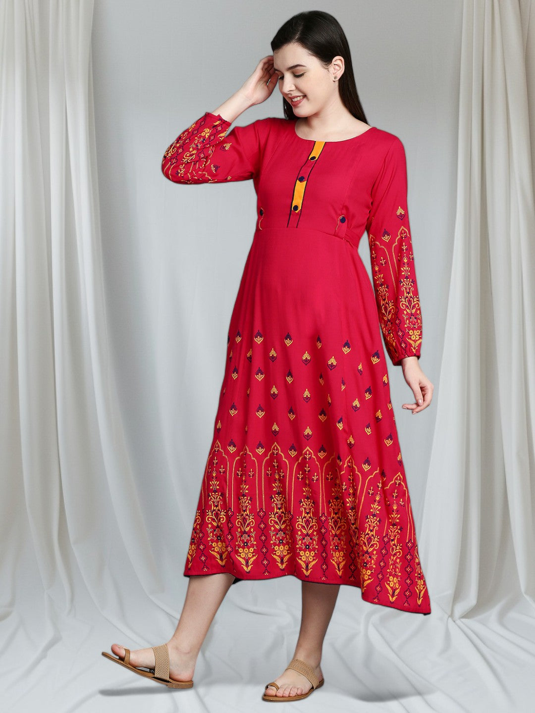 VERSATILE PREGNANCY & NURSING KURTA FOR WOMEN