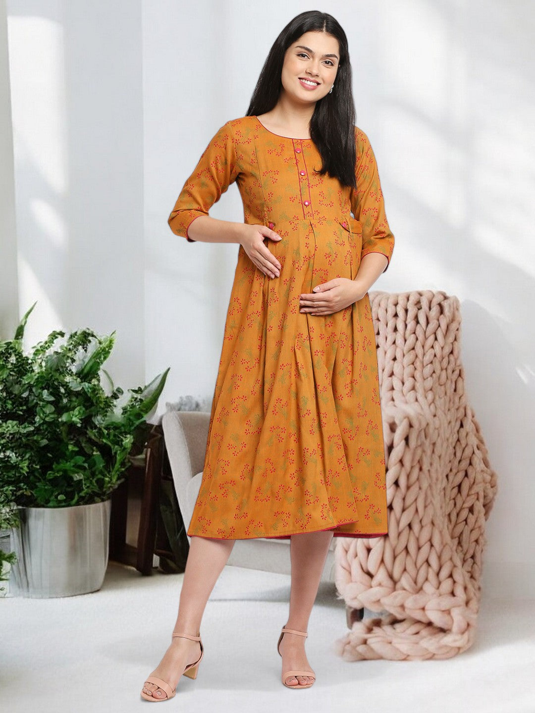 SOPHISTICATED PREGNANCY KURTA FOR WOMEN