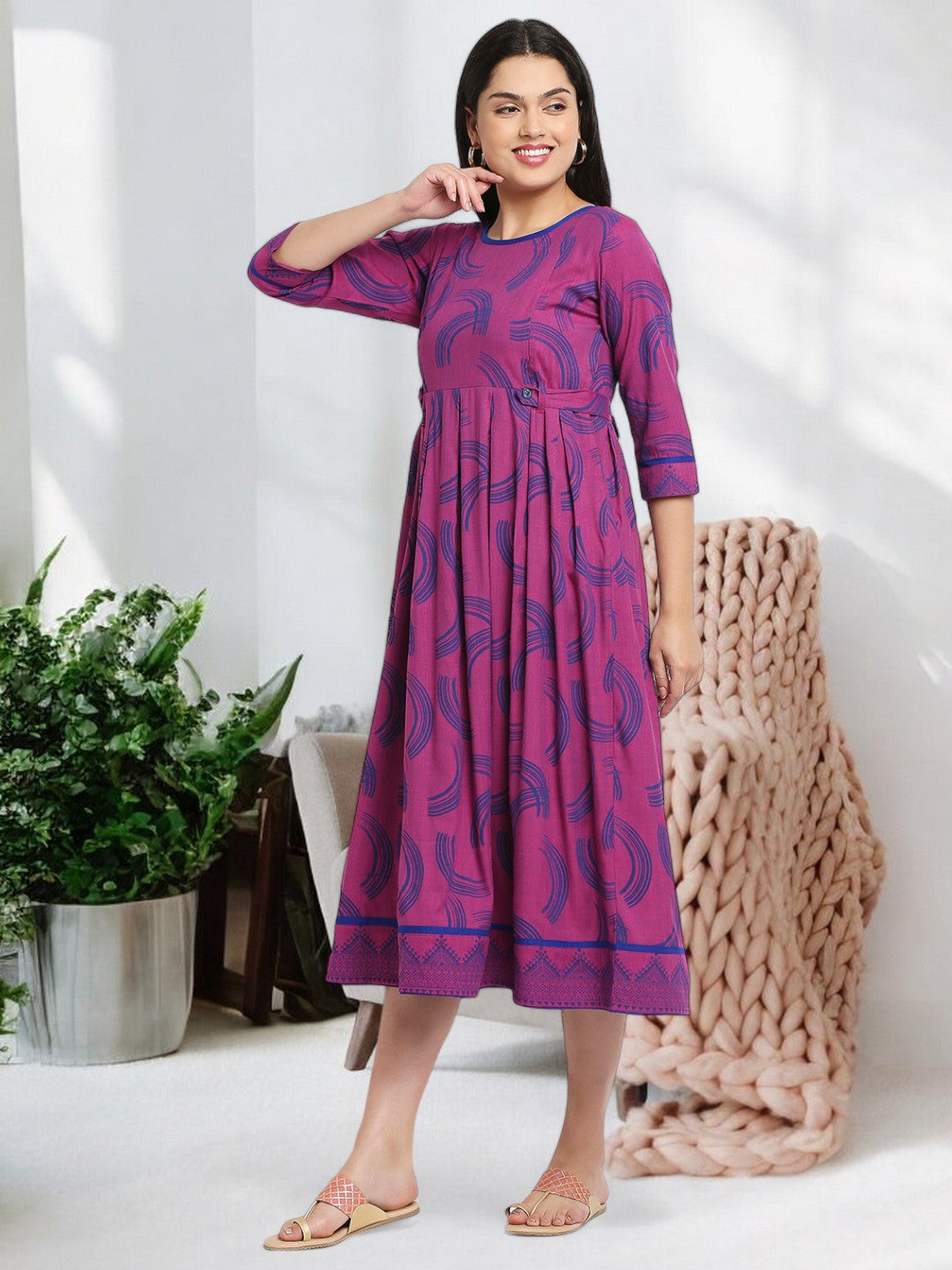 FASHION-FORWARD FEEDING FLARED KURTA FOR WOMEN