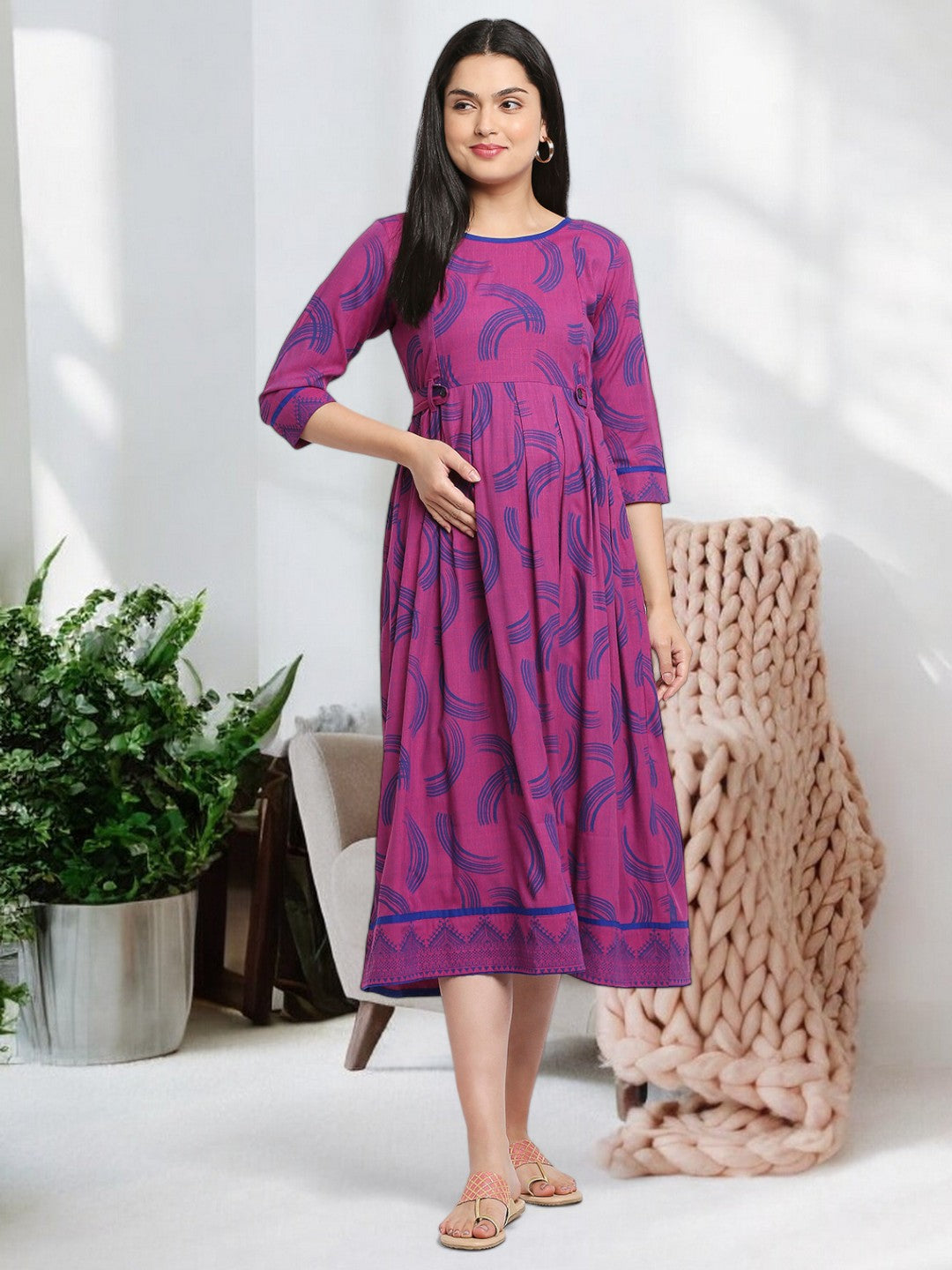 FASHION-FORWARD FEEDING FLARED KURTA FOR WOMEN