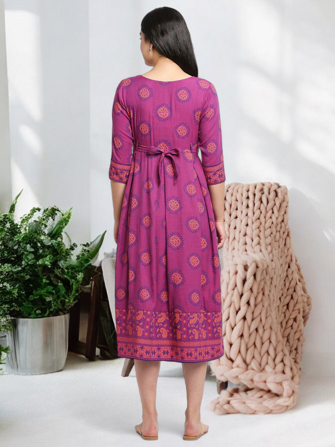 FASHION-FORWARD PREGNANCY FLARED KURTA FOR WOMEN
