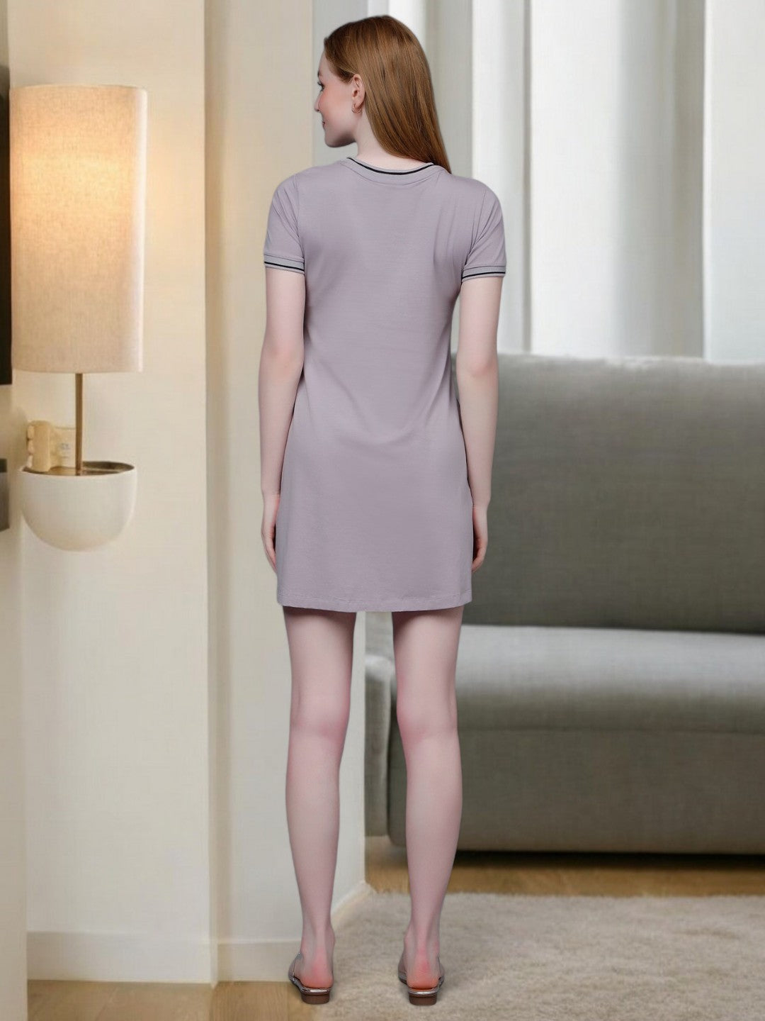 ON-TREND ZIPLESS MATERNITY SHEATH DRESS FOR MOTHER