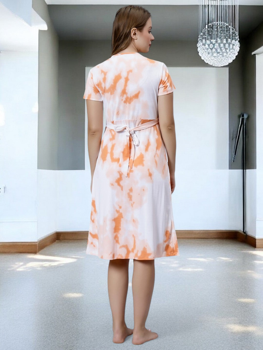 ON-TREND ZIPLESS MATERNITY SHEATH DRESS FOR WOMEN