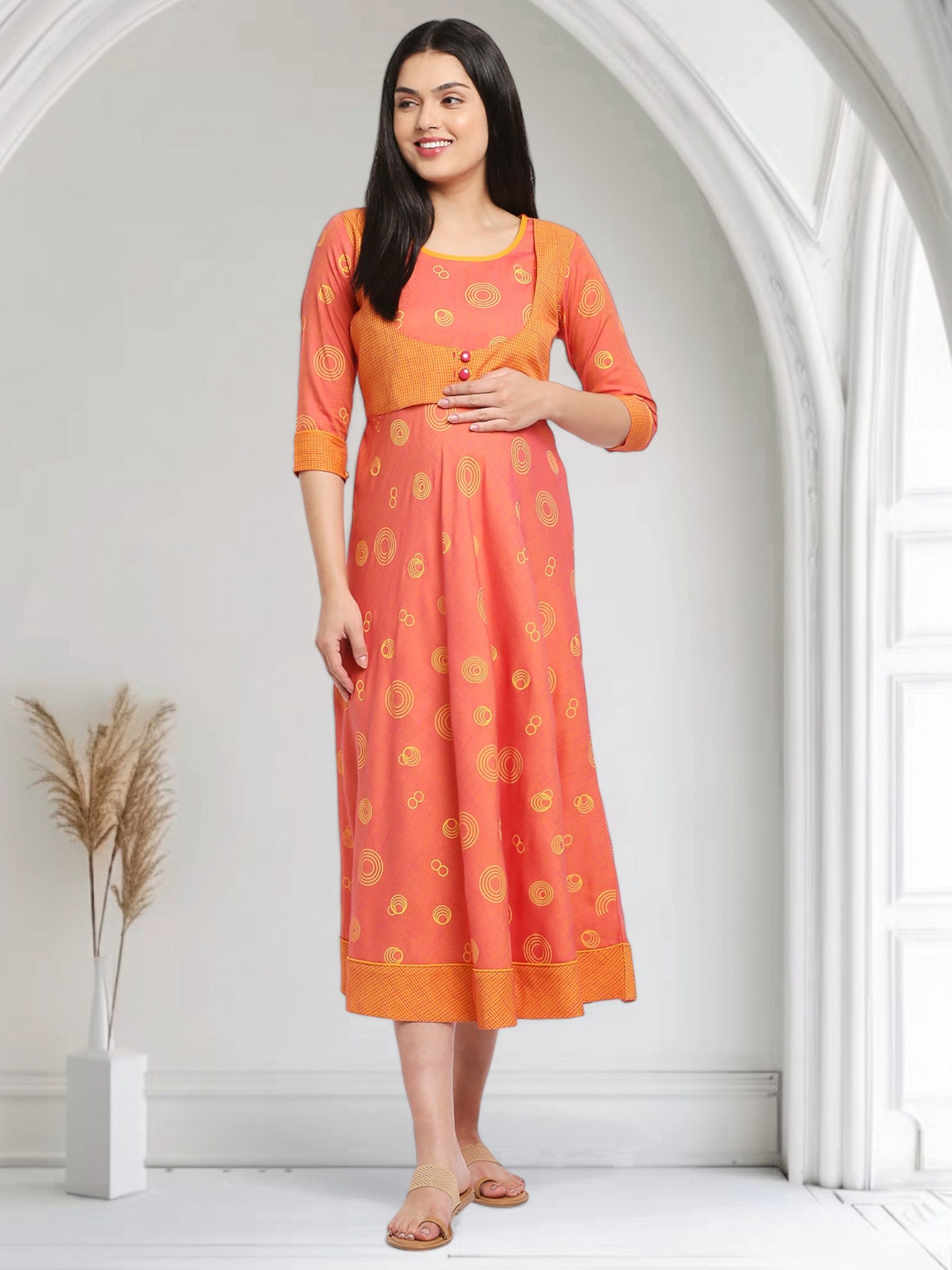 VERSATILE MATERNITY NURSING KURTA FOR WOMEN