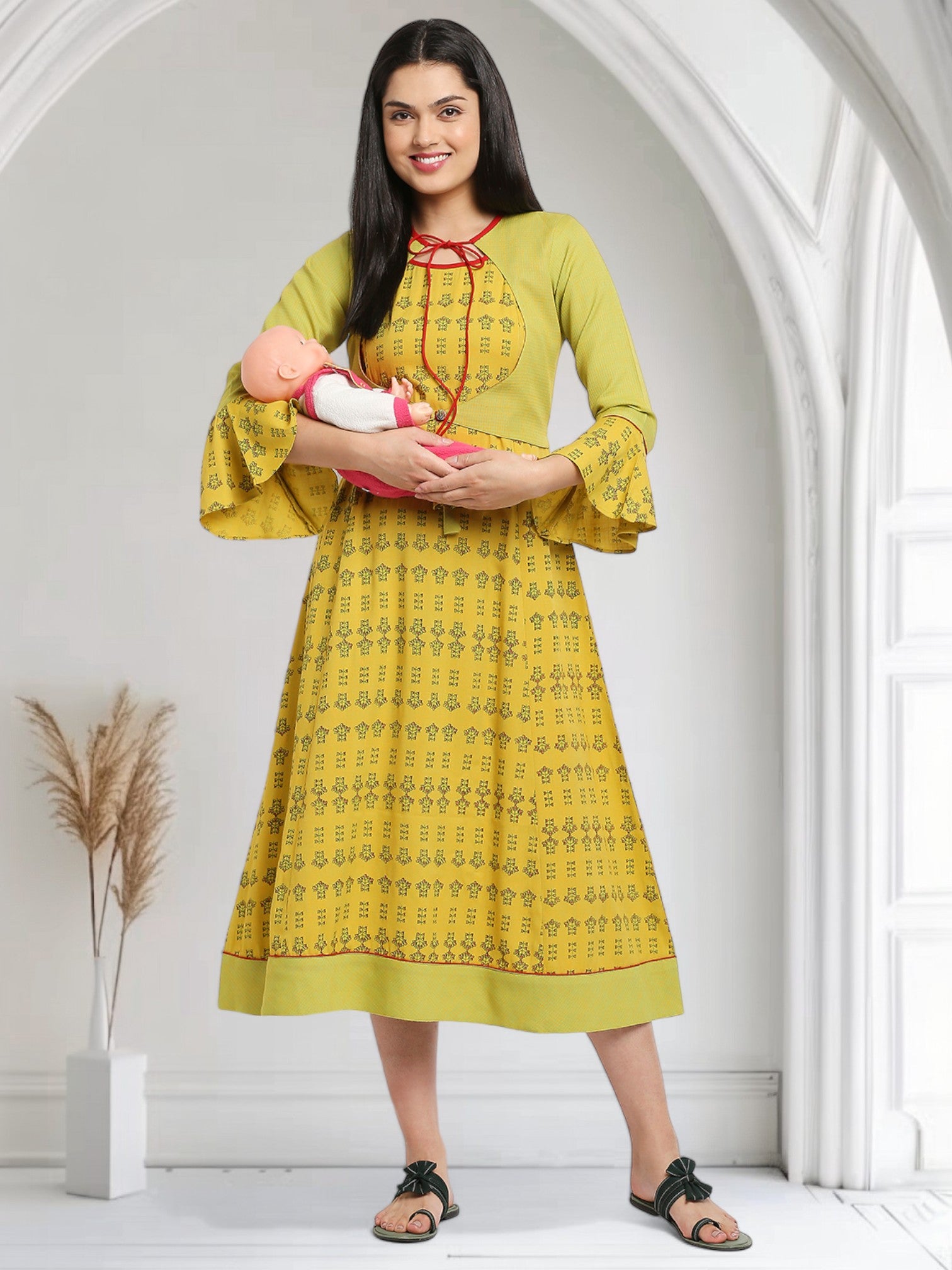 VERSATILE MATERNITY NURSING KURTA FOR MOTHER