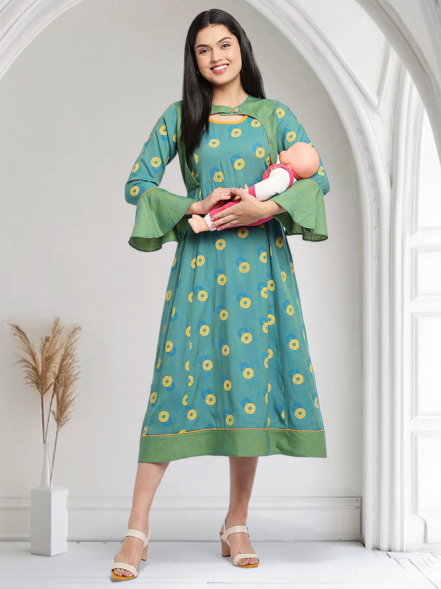 VERSATILE FEEDING NURSING KURTA FOR WOMEN