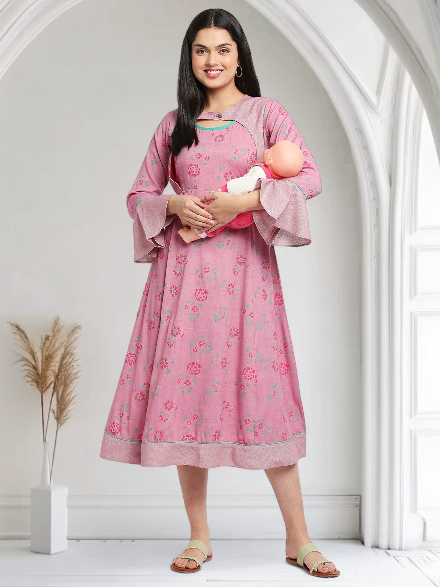 VERSATILE FEEDING NURSING KURTA FOR MOTHER